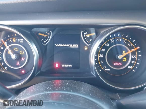 ✅ 2021 Jeep Wrangler Unlimited Sport S • VIN: 1C4HJXDG5MW804748 • Lot: 41878895. Listed on IAAI with 35,839 mi. Free auction sales archive from the USA and detailed vehicle history report at DreamBid. Image 7.