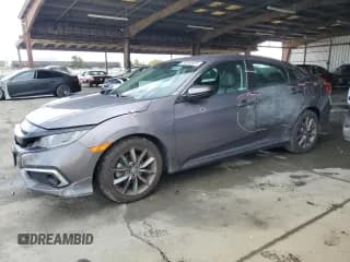 ✅ 2020 Honda Civic EX-L • VIN: 19XFC1F7XLE211097 • Lot: 84265925. Listed on Copart with 38,243 mi. Free auction sales archive from the USA and detailed vehicle history report at DreamBid. Image 1.