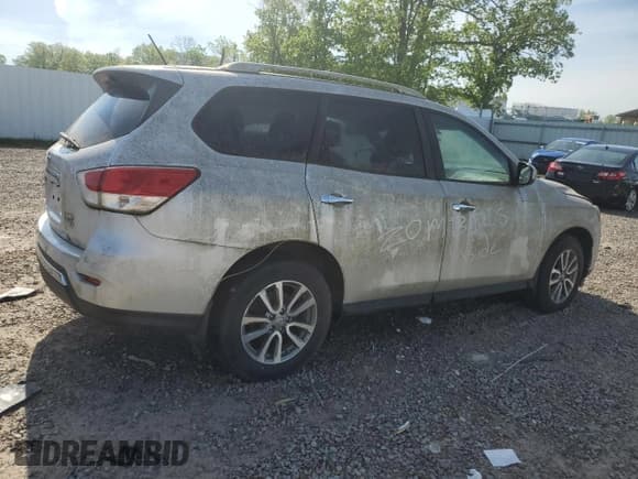 ✅ 2014 Nissan Pathfinder SV • VIN: 5N1AR2MM8EC604836 • Lot: 58295335. Listed on Copart with 90,578 mi. Free auction sales archive from the USA and detailed vehicle history report at DreamBid. Image 3.