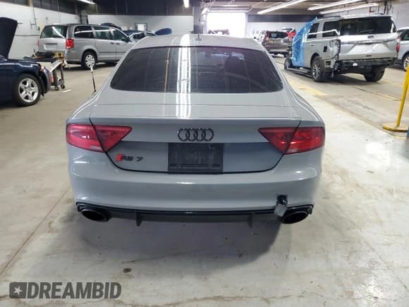 ✅ 2014 Audi RS 7 Prestige • VIN: WUAW2AFC4EN905303 • Lot: 53753075. Listed on Copart with 67,558 mi. Free auction sales archive from the USA and detailed vehicle history report at DreamBid. Image 6.