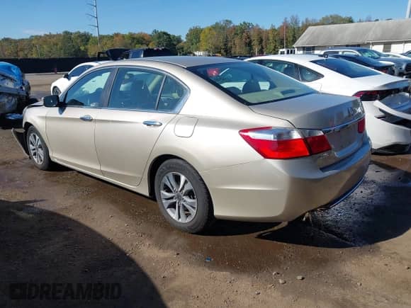 2014 Honda Accord LX with VIN 1HGCR2F39EA146416, listed as a IAAI auction lot 43445178 with 112,574 mi miles and . Bid and sale history available at DreamBid. Image 3.