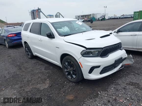 2022 Dodge Durango R/T with VIN 1C4SDJCT8NC105416, listed as a IAAI auction lot 42988581 with 27,043 mi miles and . Bid and sale history available at DreamBid. Image 1.