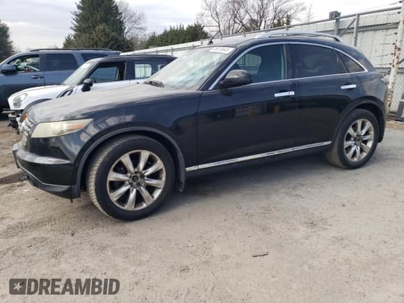 ✅ 2007 Infiniti FX • VIN: JNRBS08W57X400424 • Лот: 49615645. Опубликован ранее на Copart с пробегом 174 948 миль. Бесплатный доступ к архиву аукционных продаж из США и подробный отчёт об истории автомобиля на DreamBid. Изображение 1.