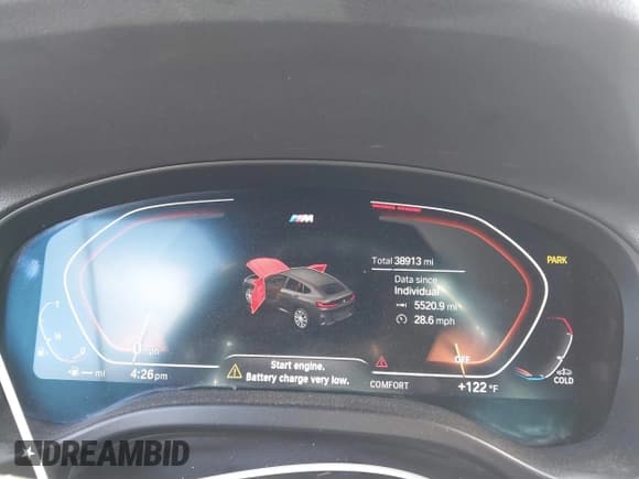 ✅ 2023 BMW X4 xDrive30i • VIN: 5UX33DT03P9N62972 • Lot: 41789514. Wystawiony na IAAI z przebiegiem 38 913 mil. Bezpłatny archiwum sprzedaży aukcyjnych z USA i szczegółowy raport historii pojazdu na DreamBid. Zdjęcie 7.