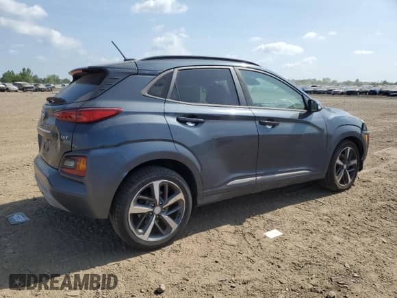 2018 Hyundai Kona Ultimate with VIN KM8K53A58JU137960, listed as a Copart auction lot 61100645 with 73,889 mi miles and Salvage title. Bid and sale history available at DreamBid. Image 3.