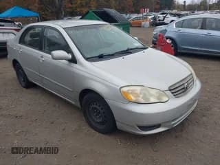✅ 2003 Toyota Corolla CE • VIN: 2T1BR38EX3C094690 • Lot: 43617927. Listed on IAAI with 247,447 mi. Free auction sales archive from the USA and detailed vehicle history report at DreamBid. Image 1.