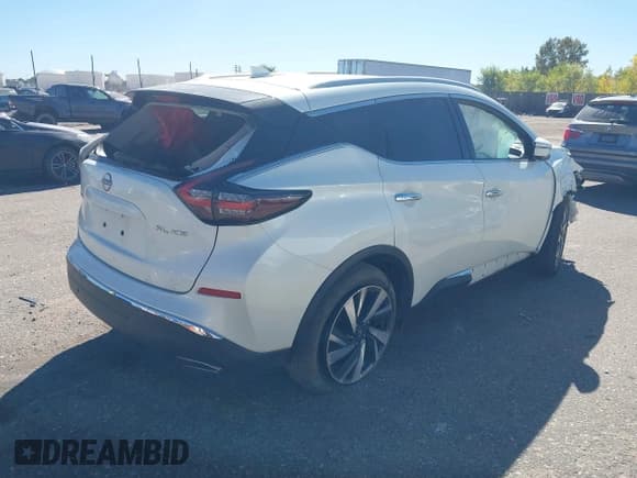 ✅ 2023 Nissan Murano SL • VIN: 5N1AZ2CS5PC129858 • Lot: 43451089. Wystawiony na IAAI z przebiegiem 47 092 mil. Bezpłatny archiwum sprzedaży aukcyjnych z USA i szczegółowy raport historii pojazdu na DreamBid. Zdjęcie 4.