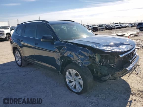 ✅ 2022 Volkswagen Atlas SE • VIN: 1V2KP2CAXNC532543 • Lot: 87745845. Wystawiony na Copart z przebiegiem 57 500 mil. Bezpłatny archiwum sprzedaży aukcyjnych z USA i szczegółowy raport historii pojazdu na DreamBid. Zdjęcie 4.