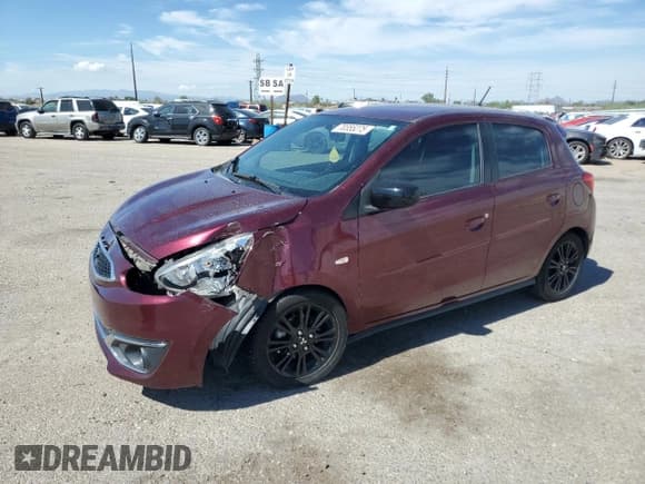 ✅ 2020 Mitsubishi Mirage LE • VIN: ML32A5HJ8LH001714 • Lot: 70355275. Listed on Copart with 45,005 mi. Free auction sales archive from the USA and detailed vehicle history report at DreamBid. Image 1.