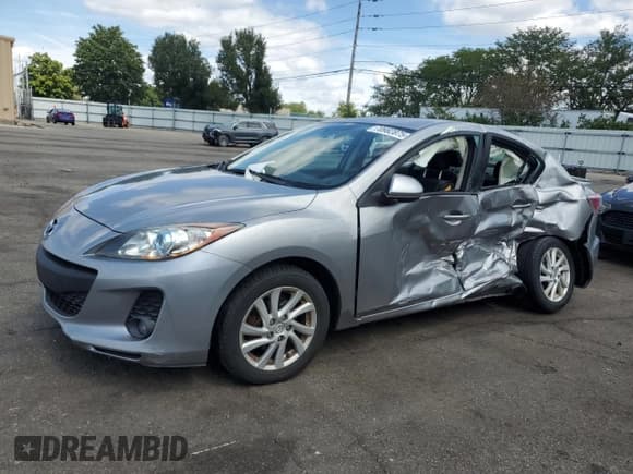 ✅ 2012 Mazda 3 i Touring • VIN: JM1BL1V78C1527407 • Lot: 70982875. Listed on Copart with 141,432 mi. Free auction sales archive from the USA and detailed vehicle history report at DreamBid. Image 1.
