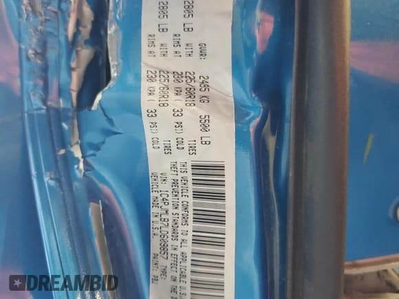 ✅ 2020 Jeep Cherokee Altitude • VIN: 1C4PJMLB7LD609857 • Лот: 83820655. Опубликован ранее на Copart с пробегом 78 290 миль. Бесплатный доступ к архиву аукционных продаж из США и подробный отчёт об истории автомобиля на DreamBid. Изображение 13.