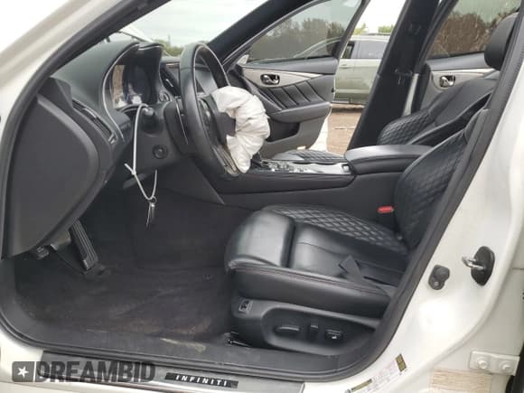 ✅ 2019 Infiniti Q50 Red Sport 400 • VIN: JN1FV7AR8KM830077 • Lot: 82475955. Listed on Copart with 62,191 mi. Free auction sales archive from the USA and detailed vehicle history report at DreamBid. Image 7.