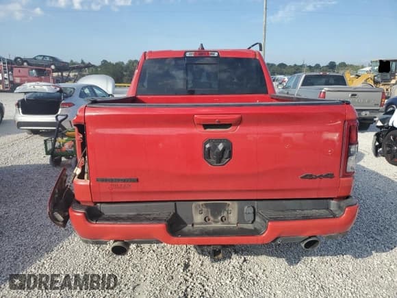 ✅ 2020 Ram 1500 Big Horn • VIN: 1C6SRFFTXLN184283 • Lot: 84737135. Listed on Copart with Not provided. Free auction sales archive from the USA and detailed vehicle history report at DreamBid. Image 6.