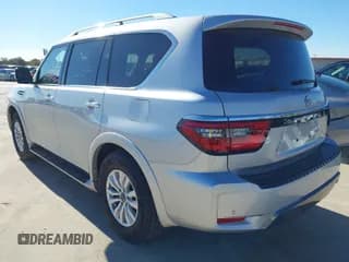 ✅ 2024 Nissan Armada SV • VIN: JN8AY2AC8R9195716 • Lot: 43784296. Wystawiony na IAAI z przebiegiem 52 452 mil. Bezpłatny archiwum sprzedaży aukcyjnych z USA i szczegółowy raport historii pojazdu na DreamBid. Zdjęcie 3.