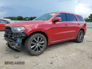 2014 Dodge Durango R/T z VIN 1C4SDHCT0EC344449, wystawiony jako Copart lot #65068825 z przebiegiem 191 185 mil mil oraz Szkoda całkowita • Salvage title. Historia ofert i sprzedaży dostępna na DreamBid. Obrazek 1.