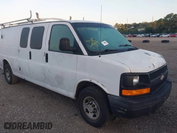 ✅ 2008 Chevrolet Express Cargo • VIN: 1GCGG29C081167757 • Lot: 43274856. Listed on IAAI with Not provided. Free auction sales archive from the USA and detailed vehicle history report at DreamBid. Image 1.