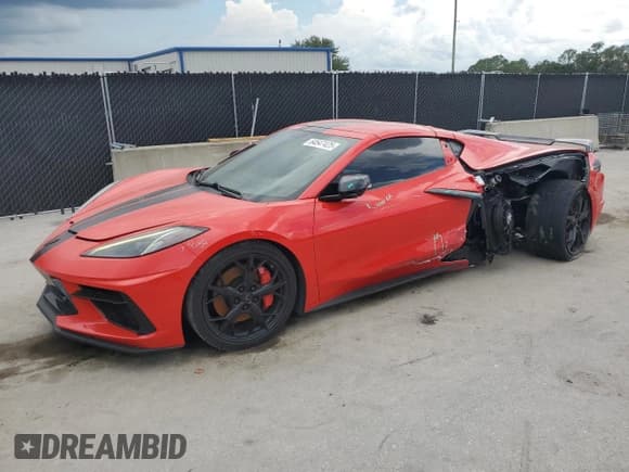 ✅ 2020 Chevrolet Corvette 2LT • VIN: 1G1Y72D46L5109733 • Lot: 64547425. Listed on Copart with 32,066 mi. Free auction sales archive from the USA and detailed vehicle history report at DreamBid. Image 1.