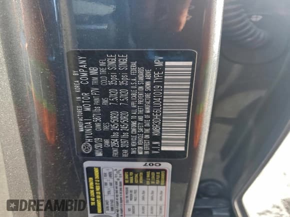 ✅ 2020 Hyundai Palisade SEL • VIN: KM8R3DHE6LU041019 • Лот: 94214195. Опубликован ранее на Copart с пробегом 31 341 миль. Бесплатный доступ к архиву аукционных продаж из США и подробный отчёт об истории автомобиля на DreamBid. Изображение 13.