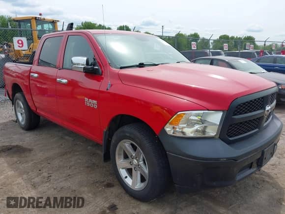 2014 Ram 1500 Tradesman with VIN 1C6RR7KG0ES147308, listed as a IAAI auction lot 42345421 with 116,243 mi miles and . Bid and sale history available at DreamBid. Image 1.