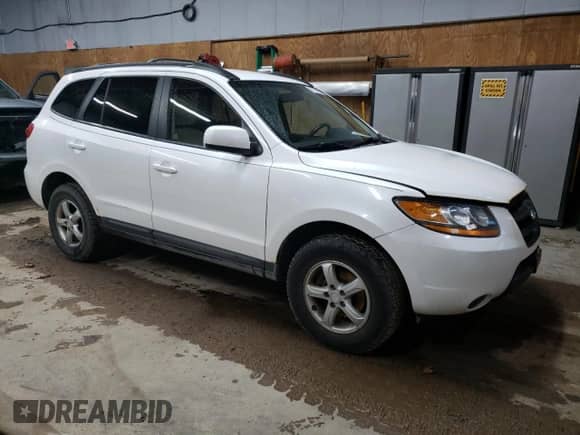 2008 Hyundai Santa Fe GLS with VIN 5NMSG73D98H153631, listed as a Copart auction lot 87070465 with 233,569 mi miles and Clean title. Bid and sale history available at DreamBid. Image 4.