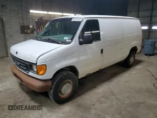 ✅ 2005 Ford Econoline Cargo • VIN: 1FTSE34S15HB03573 • Lot: 48318155. Listed on Copart with 214,768 mi. Free auction sales archive from the USA and detailed vehicle history report at DreamBid. Image 1.