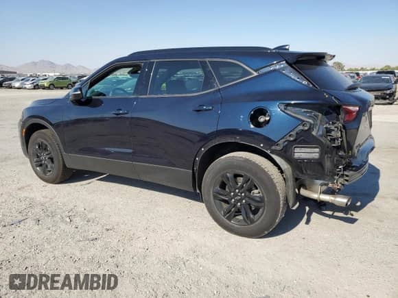 2021 Chevrolet Blazer LT with VIN 3GNKBCR46MS519635, listed as a Copart auction lot 60916644 with 27,933 mi miles and Salvage title. Bid and sale history available at DreamBid. Image 2.