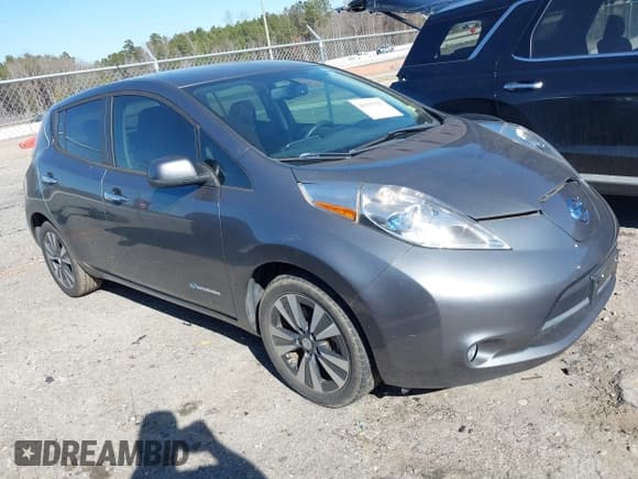 ✅ 2015 Nissan LEAF SL • VIN: 1N4AZ0CP3FC316203 • Lot: 41515327. Listed on IAAI with 76,579 mi. Free auction sales archive from the USA and detailed vehicle history report at DreamBid. Image 1.