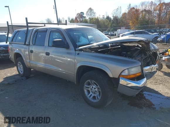 ✅ 2004 Dodge Dakota SLT • VIN: 1D7HL48N14S682517 • Lot: 43673584. Listed on IAAI with 169,891 mi. Free auction sales archive from the USA and detailed vehicle history report at DreamBid. Image 1.
