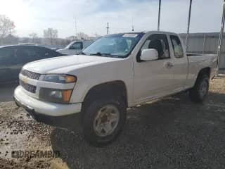 2012 Chevrolet Colorado Work Truck with VIN 1GCJTBF99C8163748, listed as a Copart auction lot 48763865 with 168,320 mi miles and Salvage title. Bid and sale history available at DreamBid. Image 1.