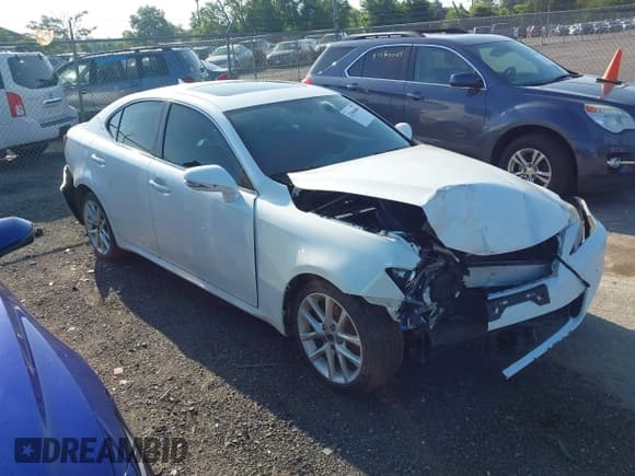 ✅ 2012 Lexus IS 250 • VIN: JTHCF5C25C5060352 • Lot: 42566800. Listed on IAAI with 147,727 mi. Free auction sales archive from the USA and detailed vehicle history report at DreamBid. Image 1.