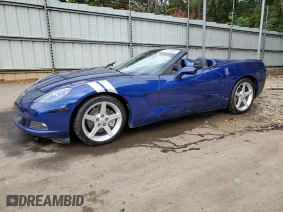2006 Chevrolet Corvette with VIN 1G1YY36U365112917, listed as a Copart auction lot 71756984 with Not provided miles and Salvage title. Bid and sale history available at DreamBid. Image 1.