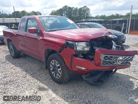✅ 2022 Nissan Frontier S • VIN: 1N6ED1CM4NN673279 • Lot: 41951412. Listed on IAAI with 44,529 mi. Free auction sales archive from the USA and detailed vehicle history report at DreamBid. Image 1.