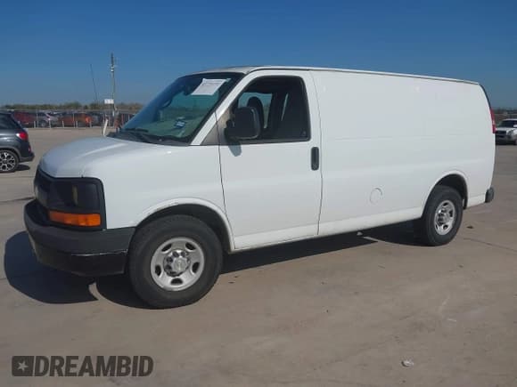 ✅ 2013 Chevrolet Express Cargo • VIN: 1GCWGFCA0D1184837 • Lot: 43776498. Listed on IAAI with 198,442 mi. Free auction sales archive from the USA and detailed vehicle history report at DreamBid. Image 2.