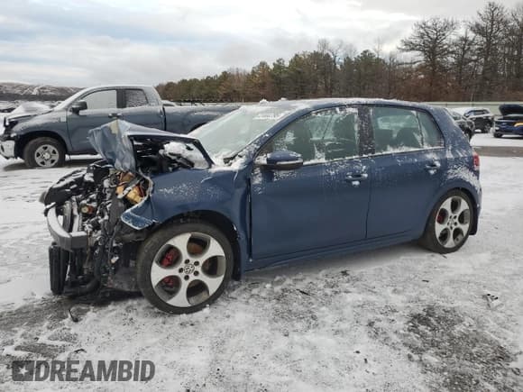 ✅ 2011 Volkswagen Golf GTI w/Sunroof PZEV • VIN: WVWHD7AJ5BW187954 • Lot: 41444795. Listed on Copart with Not provided. Free auction sales archive from the USA and detailed vehicle history report at DreamBid. Image 1.