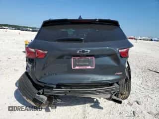 2020 Chevrolet Blazer RS with VIN 3GNKBERS1LS535511, listed as a Copart auction lot 67604624 with 40,437 mi miles and Salvage title. Bid and sale history available at DreamBid. Image 6.