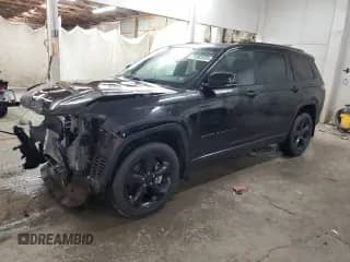 2024 Jeep Grand Cherokee Limited with VIN 1C4RJKBGXR8505875, listed as a Copart auction lot 81479395 with 24,972 mi miles and Salvage title. Bid and sale history available at DreamBid. Image 1.