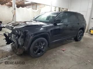 ✅ 2024 Jeep Grand Cherokee Limited • VIN: 1C4RJKBGXR8505875 • Лот: 81479395. Опубликован ранее на Copart с пробегом 24 972 миль. Бесплатный доступ к архиву аукционных продаж из США и подробный отчёт об истории автомобиля на DreamBid. Изображение 1.