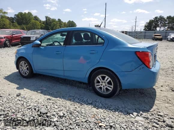 2014 Chevrolet Sonic LT с VIN 1G1JC5SH2E4163947, выставлен на аукционе Copart как лот 64984734 с пробегом Не указан миль и Списание • Salvage title. История ставок и продаж доступна на DreamBid. Изображение 2.