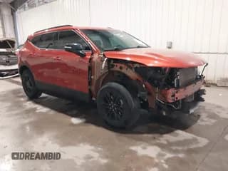 ✅ 2021 Chevrolet Blazer LT • VIN: 3GNKBBRA9MS509925 • Лот: 43348221. Опубликован ранее на IAAI с пробегом 47 537 миль. Бесплатный доступ к архиву аукционных продаж из США и подробный отчёт об истории автомобиля на DreamBid. Изображение 1.