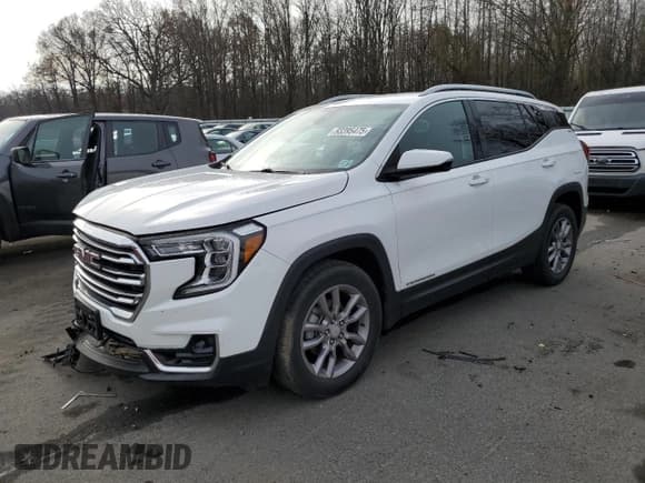 ✅ 2022 GMC Terrain SLT • VIN: 3GKALVEV3NL105983 • Lot: 93395475. Listed on Copart with 55,527 mi. Free auction sales archive from the USA and detailed vehicle history report at DreamBid. Image 1.