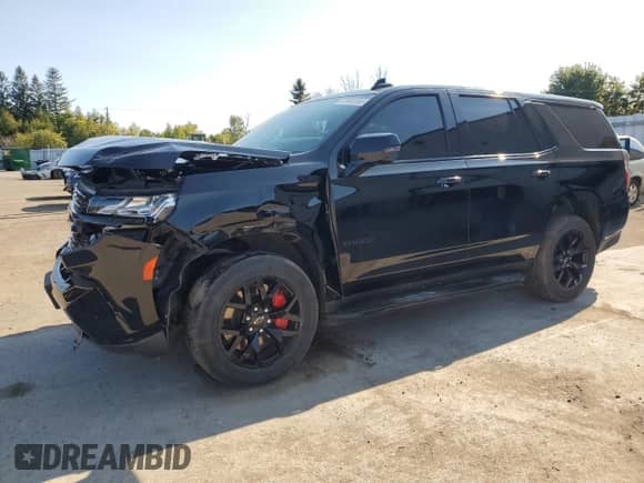 2023 Chevrolet Tahoe RST with VIN 1GNSKRKL2PR448171, listed as a Copart auction lot 71951285 with 40,322 mi miles and Salvage title. Bid and sale history available at DreamBid. Image 1.