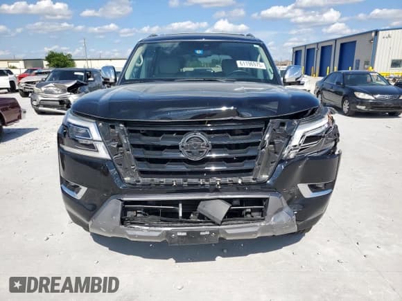 ✅ 2023 Nissan Armada Platinum • VIN: JN8AY2DA3P9404576 • Lot: 61196975. Listed on Copart with 37,503 mi. Free auction sales archive from the USA and detailed vehicle history report at DreamBid. Image 5.