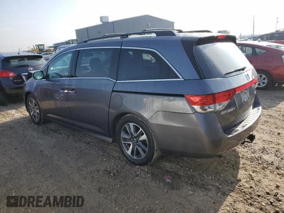 ✅ 2015 Honda Odyssey Touring Elite • VIN: 5FNRL5H91FB034053 • Lot: 83612654. Listed on Copart with Not provided. Free auction sales archive from the USA and detailed vehicle history report at DreamBid. Image 2.