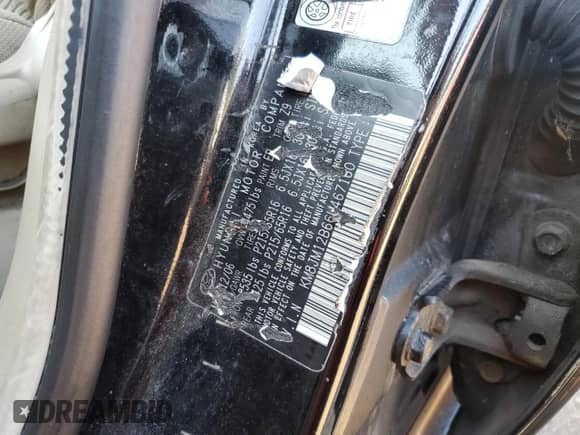 2006 Hyundai Tucson GL with VIN KM8JM12B66U467160, listed as a Copart auction lot 72560464 with 159,679 mi miles and Salvage title. Bid and sale history available at DreamBid. Image 13.