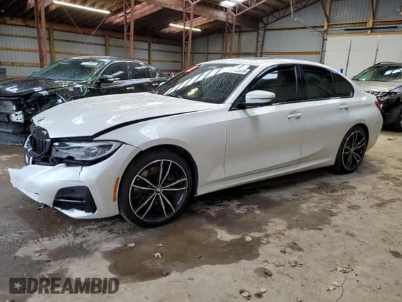 ✅ 2020 BMW 3 Series 330i xDrive • VIN: 3MW5R7J04L8B11063 • Lot: 90872325. Listed on Copart with Not provided. Free auction sales archive from the USA and detailed vehicle history report at DreamBid. Image 1.
