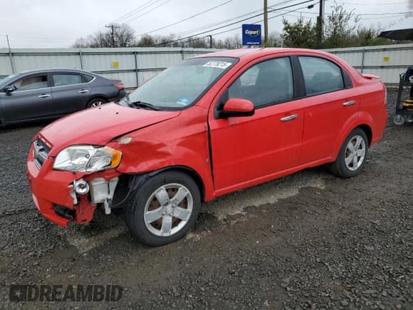 ✅ 2009 Chevrolet Aveo 2LT • VIN: KL1TG56E99B327983 • Lot: 52779215. Listed on Copart with 85,445 mi. Free auction sales archive from the USA and detailed vehicle history report at DreamBid. Image 1.