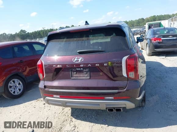 2024 Hyundai Palisade SEL with VIN KM8R24GE9RU740724, listed as a IAAI auction lot 43277234 with 44,963 mi miles and . Bid and sale history available at DreamBid. Image 17.