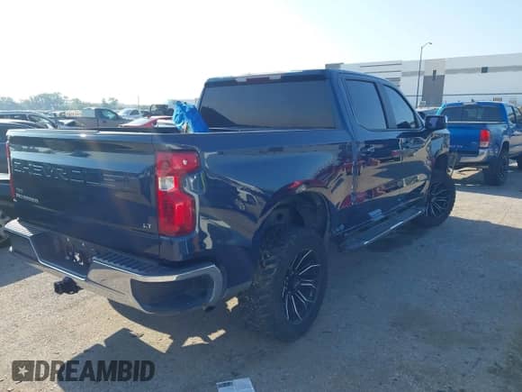 2019 Chevrolet Silverado 1500 LT with VIN 1GCPWCED4KZ407070, listed as a IAAI auction lot 43115581 with 104,487 mi miles and . Bid and sale history available at DreamBid. Image 4.