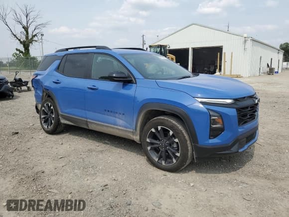 ✅ 2025 Chevrolet Equinox AWD RS • VIN: 3GNAXTEG5SL203258 • Lot: 59223085. Wystawiony na Copart z przebiegiem 5 417 mil. Bezpłatny archiwum sprzedaży aukcyjnych z USA i szczegółowy raport historii pojazdu na DreamBid. Zdjęcie 4.