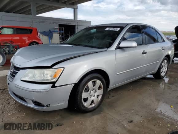 2010 Hyundai Sonata GLS with VIN 5NPET4AC2AH582913, listed as a Copart auction lot 76012504 with 68,611 mi miles and Salvage title. Bid and sale history available at DreamBid. Image 1.